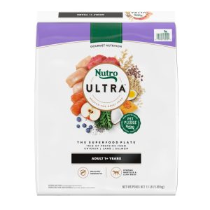 Nutro Ultra Adult Dry Dog Food, Chicken, Lamb & Salmon, 13 lb