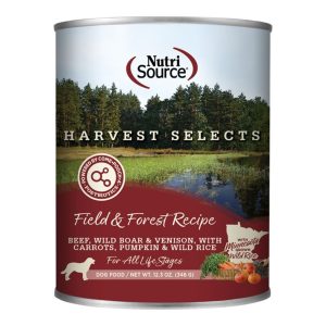 NutriSource Select Harvest Field & Forest Canned Dog Food, 12.3 oz (Case of 12)