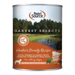NutriSource Select Harvest Hunter's Bounty Canned Dog Food, 12.3 oz (Case of 12)