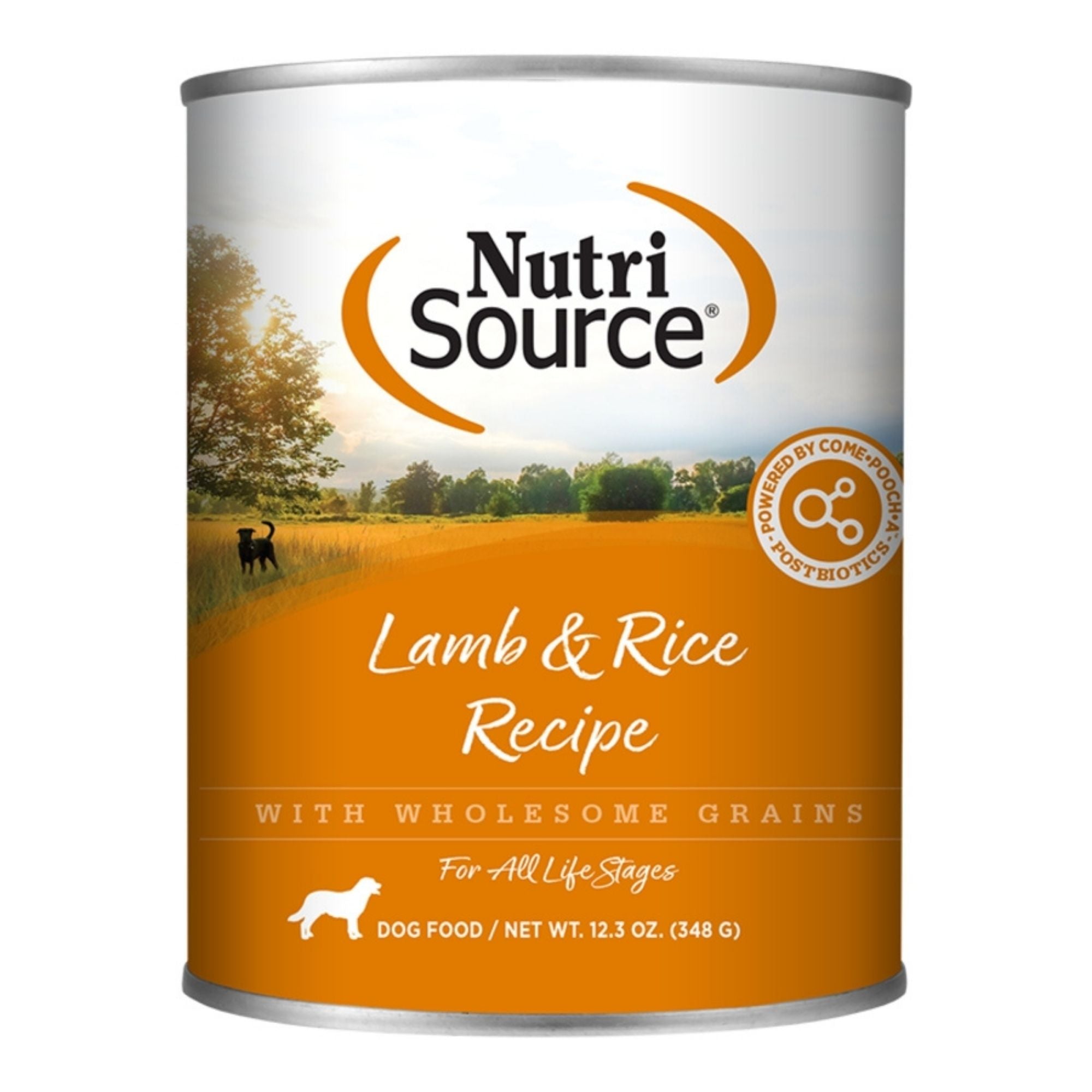 NutriSource Lamb & Rice Canned Dog Food, 12.3 oz (Case of 12)