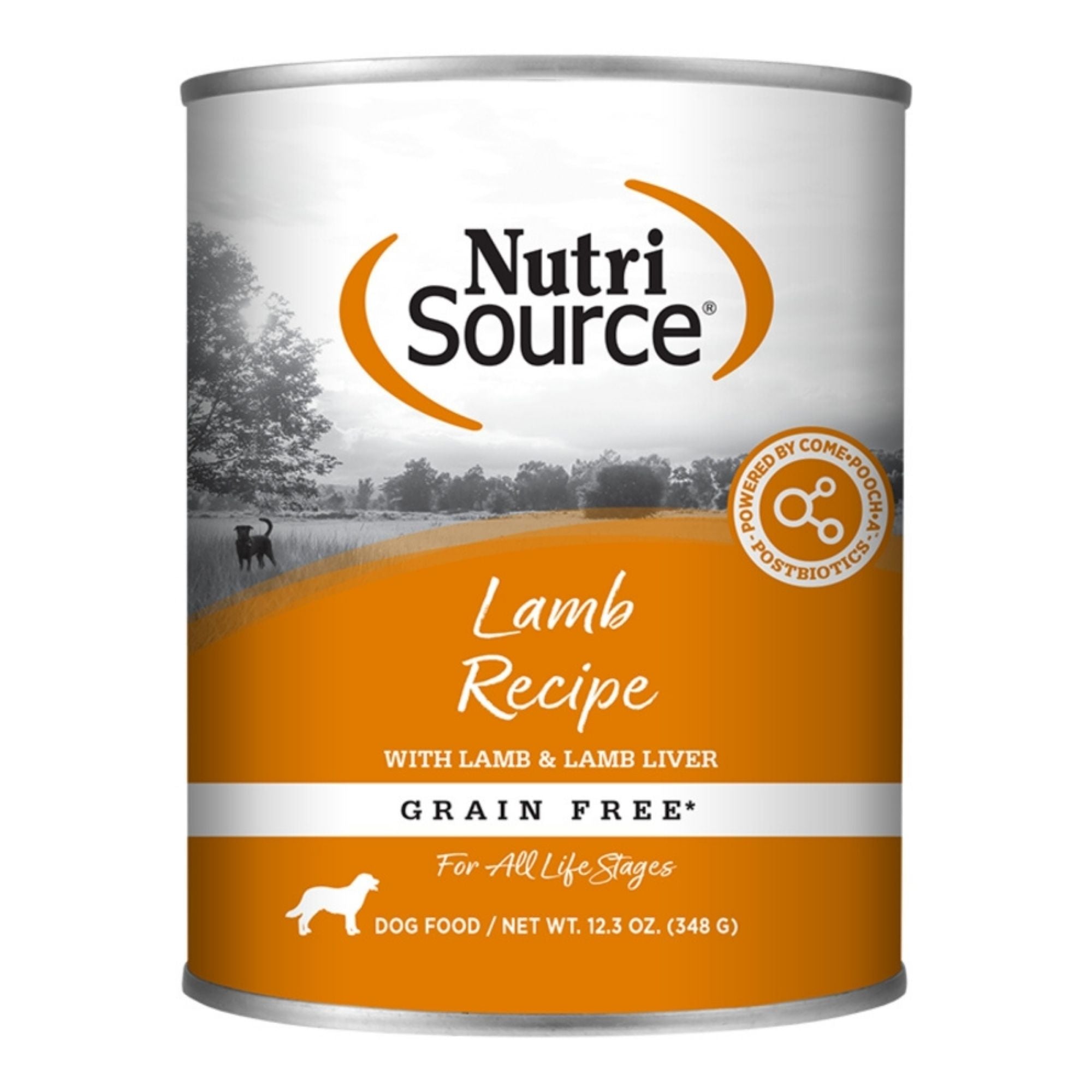 NutriSource Grain-Free Lamb Canned Dog Food, 12.3 oz (Case of 12)
