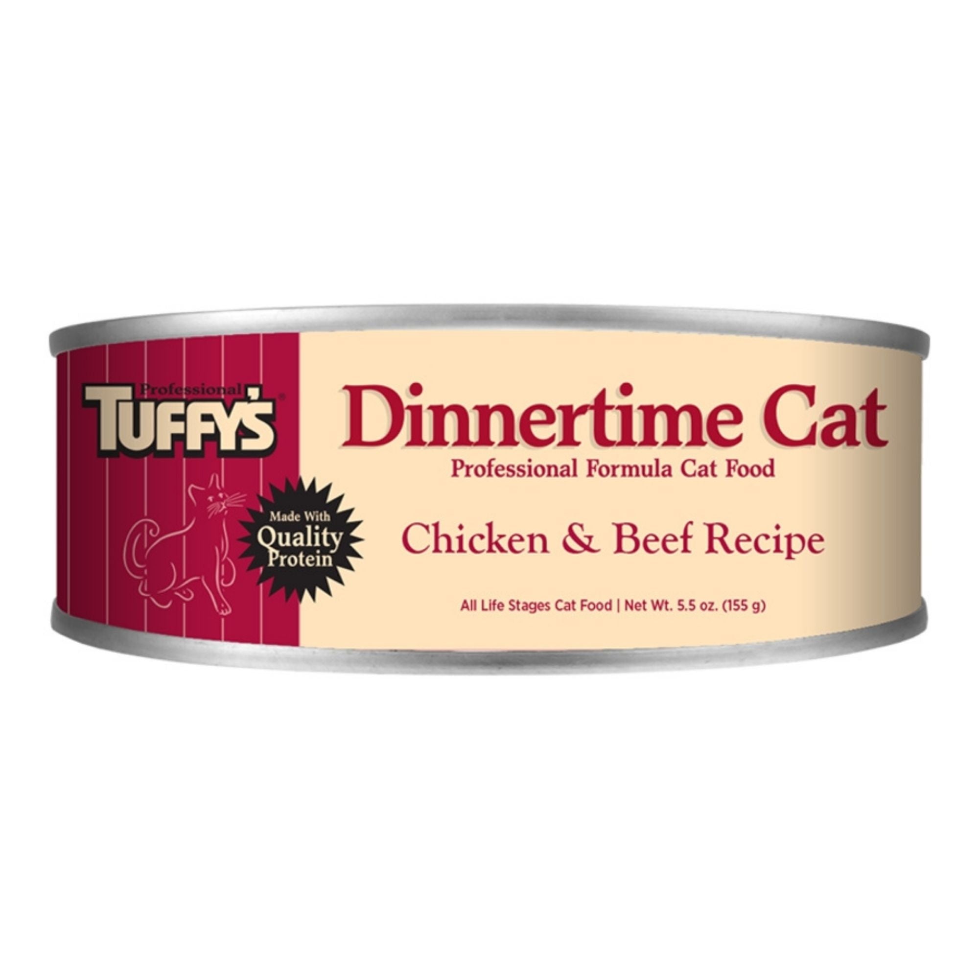 Tuffy's Professional Dinnertime, Chicken & Beef, 5.5 oz (Case of 24)