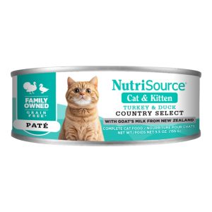 NutriSource Grain-Free Country Select Canned Cat Food, 5.5 oz (Case of 12)