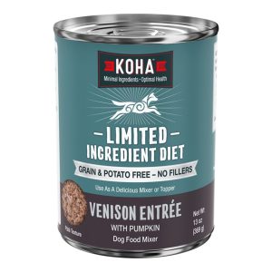 KOHA Limited Ingredient Grain-Free Venison Entrée, 13 oz (Case of 12)