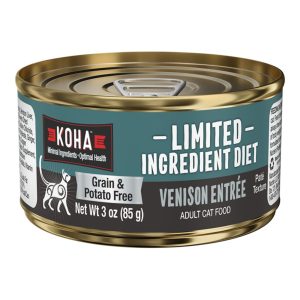 KOHA Limited Ingredient Grain-Free Pâté Wet Cat Food, Venison