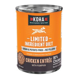 KOHA Limited Ingredient Grain-Free Chicken Entrée, 13 oz (Case of 12)