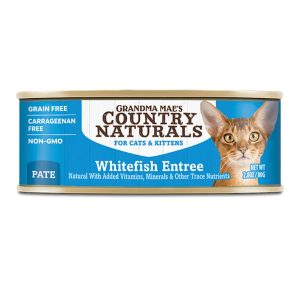Grandma Mae's Grain-Free Whitefish Pâté Wet Cat Food, 2.8 oz (Case of 24)