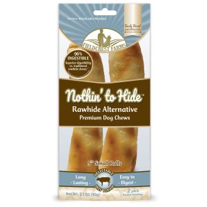 Nothin' to Hide Beef Roll, 5 in Dog Chews, 2 Pack