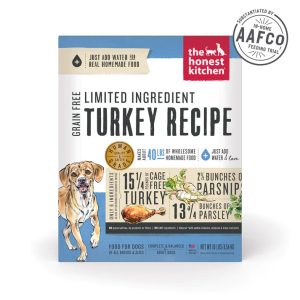 The Honest Kitchen Limited Ingredient Turkey Dehydrated Dog Food, 10 lb