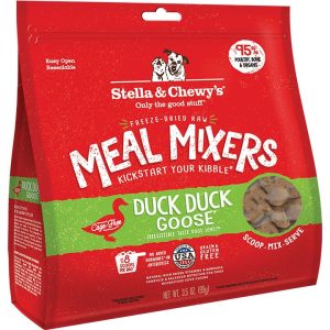 Stella & Chewy's Freeze-Dried Raw Duck Duck Goose Meal Mixers for Dogs