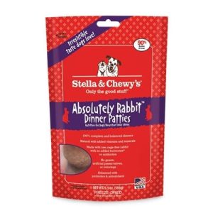 Stella & Chewy's Freeze-Dried Raw Rabbit Dinner Patties for Dogs, 14 oz