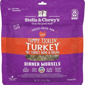 Stella & Chewy's Tummy Ticklin' Turkey Freeze-Dried Raw Dinner Morsels