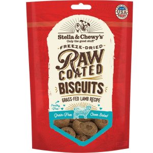 Stella & Chewy's Raw Coated Lamb Dog Biscuits, 9 oz