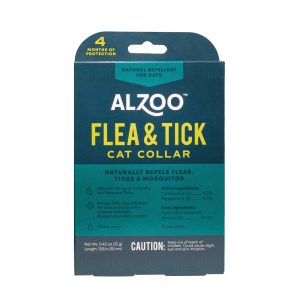 Alzoo Plant Based Flea & Tick Collar Cat 13.8 in.