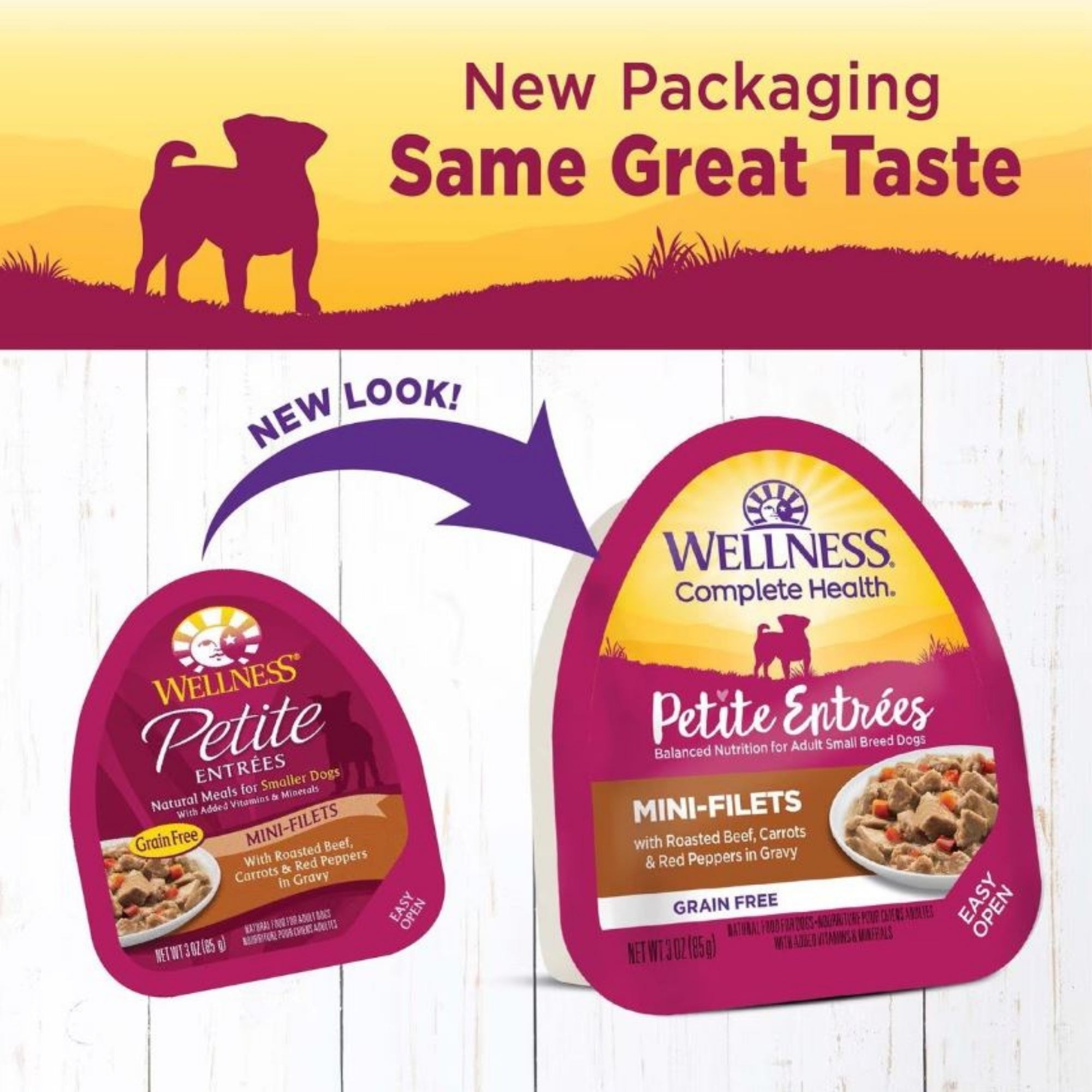 Wellness Petite Mini Fillet Roast Beef, Carrot & Red Pepper, 3 oz, 12 Pack - Image 3