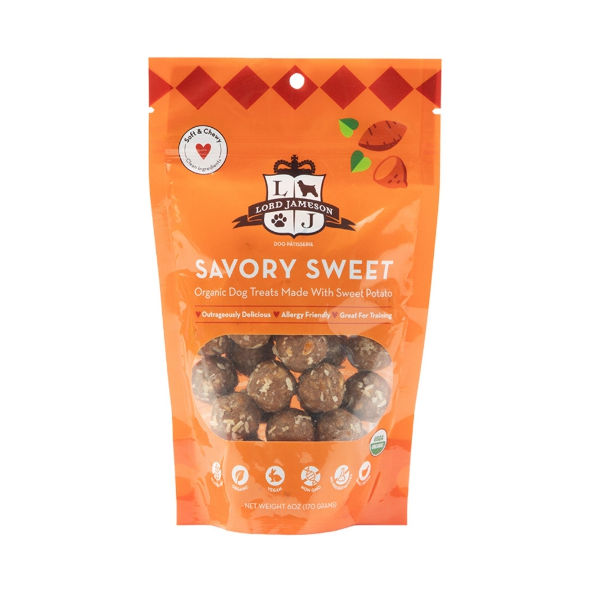 Lord Jameson Savory Sweet Dog Treats, 6 oz