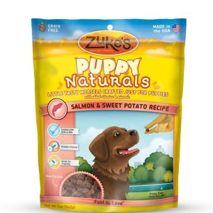 Zuke's Puppy Naturals Salmon & Chickpea Dog Treats, 5 oz