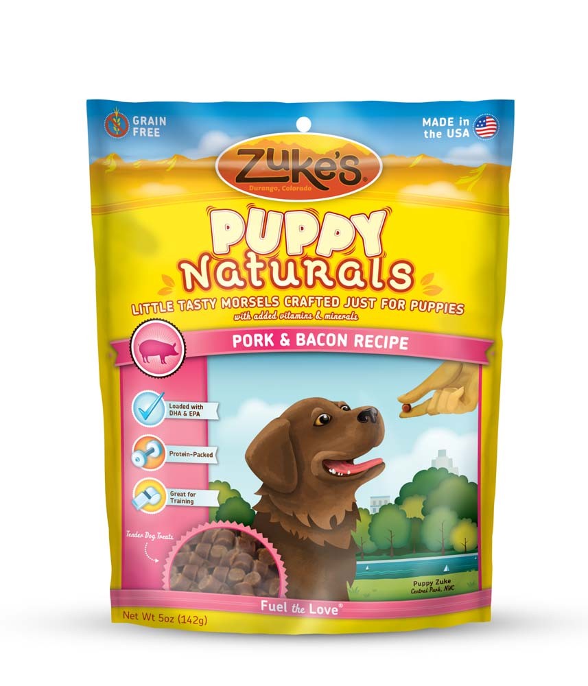 Zuke's Puppy Naturals Pork & Chickpea Dog Treats, 5 oz - Image 2