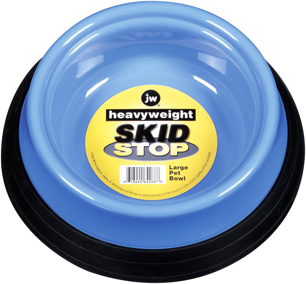 JW Skid Stop Heavyweight Dog Bowl Assorted