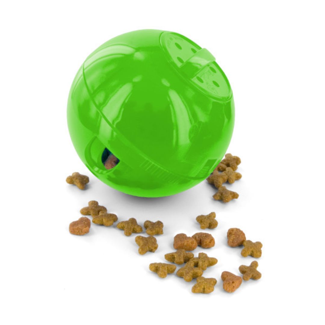PetSafe SlimCat Food Dispenser Cat Toy Green - Image 2