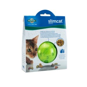 PetSafe SlimCat Food Dispenser Cat Toy Green