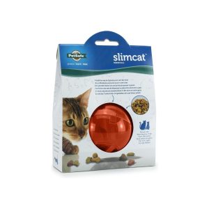 PetSafe SlimCat Food Dispenser Cat Toy Orange