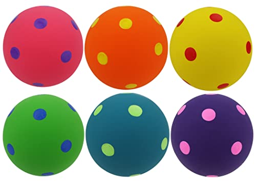 Multipet Polka Dot Balls 4 Inches Dog Toy - Image 2