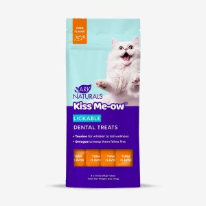 Ark Naturals Kiss Me-Ow Lickable Dental Cat Treat, Tuna, 2 oz