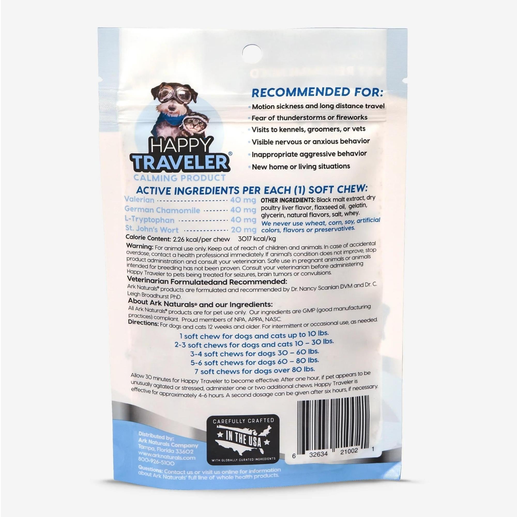 Ark Naturals Happy Traveler Dog And Cat Soft Chews; 75 Count - Image 2