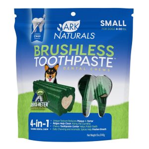 Ark Naturals Breath-Less Brushless Toothpaste Small To Medium Dog Chews, 12-oz.