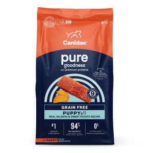 CANIDAE PURE Grain-Free Limited Ingredient Puppy Food, Salmon & Sweet Potato