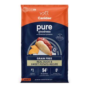 CANIDAE PURE Grain-Free Limited Ingredient Dry Dog Food, Duck & Sweet Potato