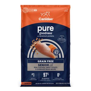 CANIDAE PURE Grain-Free Limited Ingredient Senior Dry Dog Food, Chicken, 22 lb