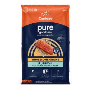 CANIDAE PURE Wholesome Grains Puppy Food, Salmon & Oatmeal
