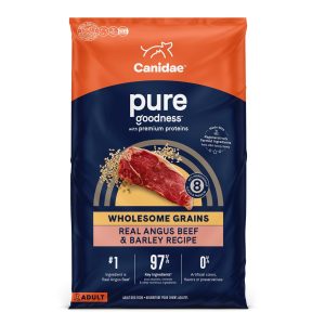 CANIDAE PURE Wholesome Grains Dry Dog Food, Beef & Barley