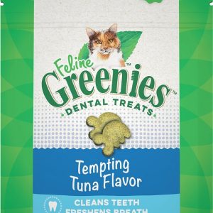 FELINE GREENIES Dental Cat Treats, Tempting Tuna