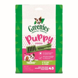 GREENIES Puppy Dental Treats, Teenie , 12 oz
