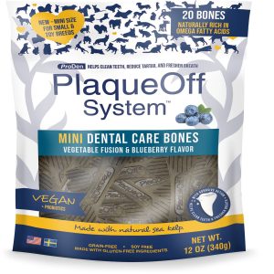 ProDen PlaqueOff Mini Dental Bones Vegetable & Blueberry , 12 oz