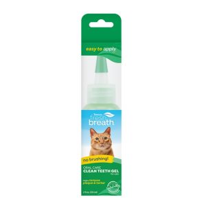 Fresh Breath by TropiClean No Brushing Clean Teeth Dental & Oral Care Gel Cat 2z