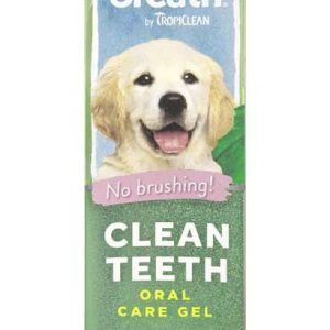 Fresh Breath by TropiClean No Brushing Clean Teeth Oral Care Gel for Puppies 2oz