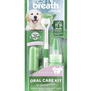 Fresh Breath by TropiClean Oral Care Kit for Puppies, 2oz