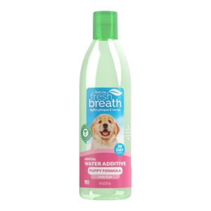 Fresh Breath by TropiClean Oral Care Water Additive for Puppies, 16oz