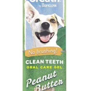 Fresh Breath by TropiClean Clean Teeth Oral Care Gel Peanut Butter For Dogs 2oz
