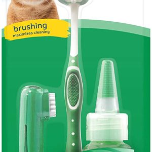 Fresh Breath by TropiClean Oral Care Kit for Cats, 2oz