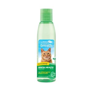 TropiClean Fresh Breath Dental Health Solution for Cats 8oz