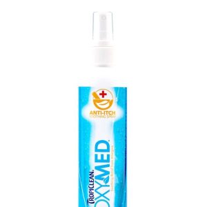 TropiClean OxyMed Medicated Anti-Itch Spray for Pets, 8 oz