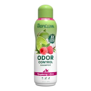 TropiClean Odor Control Pet Shampoo Raspberry and Lime 20oz