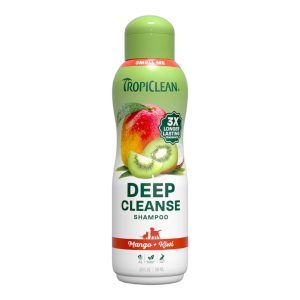 TropiClean Deep Cleanse Pet Shampoo Mango and Kiwi 20oz