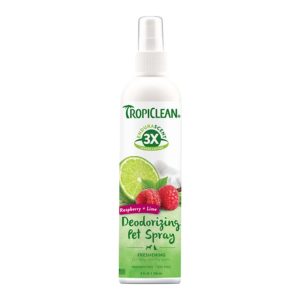 TropiClean EnduraScent Raspberry Lime Deodorizing Dog Spray 8oz