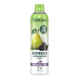 TropiClean Refresh Deodorizing Pet Spray Blackberry & Pear 10oz